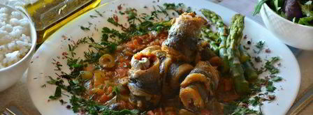 рулеты из хека на овощной подушке. Шаг 10