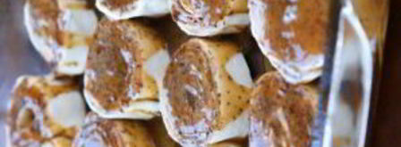 слоеный рулет с ветчиной и сыром. Шаг 7