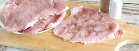 свиные рулетики с грибами. Шаг 5