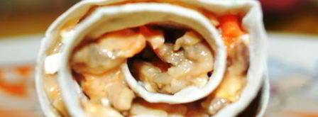 теплые рулетики с мясом и грибами. Шаг 5