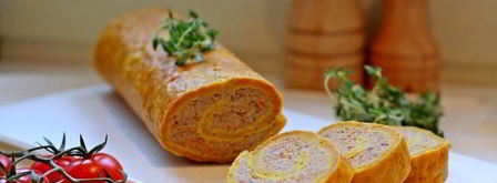 тыквенный рулет с мясным фаршем. Шаг 14