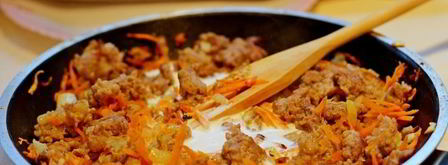 тыквенный рулет с мясным фаршем. Шаг 7