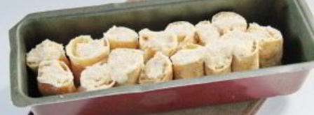 яичные рулетики с капустой. Шаг 8