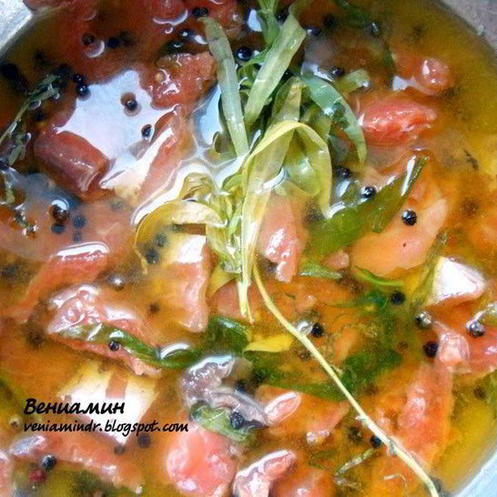 Рецепт рыбы маринованной в винном уксусе