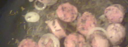 сосиски с яйцом. Шаг 3