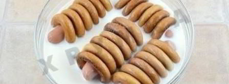 сосиски в сушках. Шаг 3