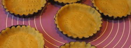 миндальные тарталетки с кремом из авокадо. Шаг 15