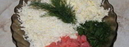 начинка для тарталеток с красной рыбой. Шаг 4