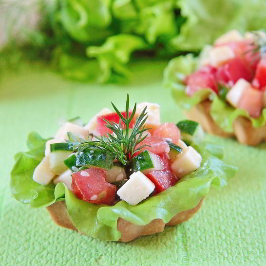 Рецепт овощных тарталеток