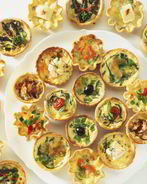 Тарталетка с печенью трески