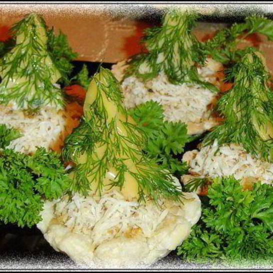 Рецепт тарталеток елочки