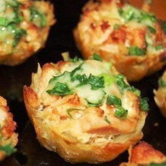 Рецепт тарталеток из картофеля под чесночным соусом