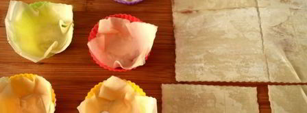 тарталетки из теста фило с салатом. Шаг 10