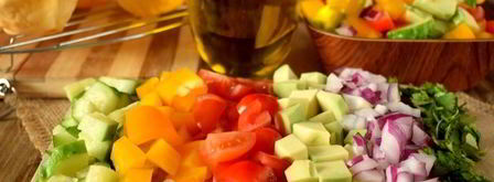 тарталетки из теста фило с салатом. Шаг 11