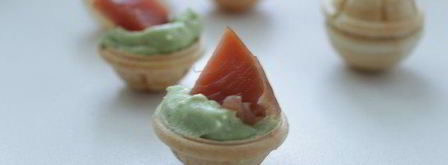 тарталетки с авокадо и рыбой. Шаг 3