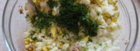 тарталетки с горбушей консервированной. Шаг 7