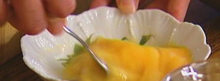 тарталетки с грушами, грецкими орехами и голубым сыром. Шаг 3