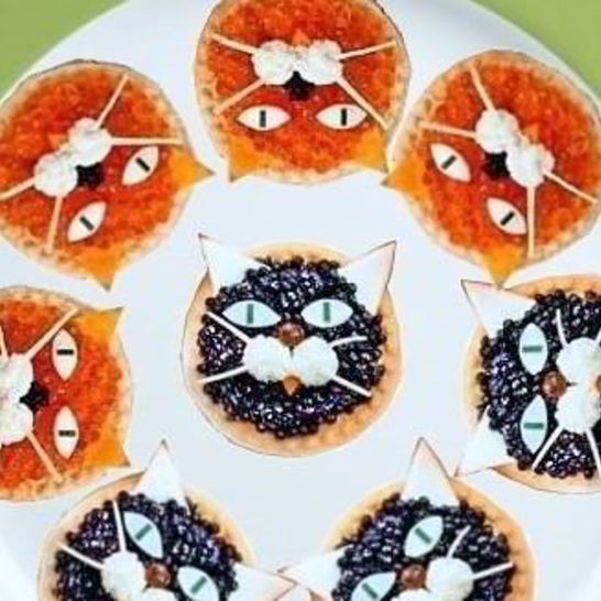 Рецепт тарталеток с икрой черной и красной