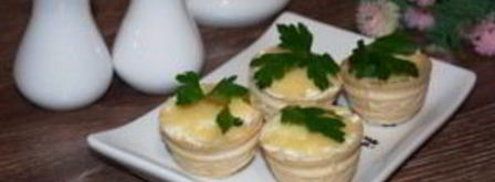 тарталетки с икрой и сливочным сыром. Шаг 6