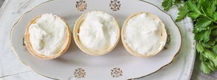 тарталетки с икрой и творожным сыром. Шаг 9