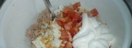 тарталетки с икрой трески. Шаг 3