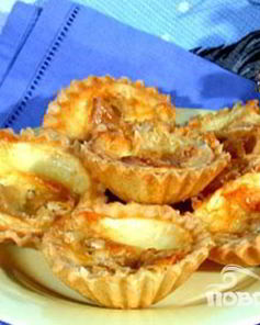 Тарталетки с камамбером