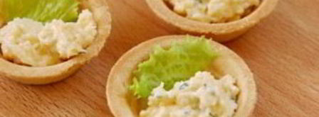 тарталетки с копченой рыбой. Шаг 4