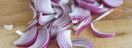 тарталетки с красным луком и сырным соусом. Шаг 7