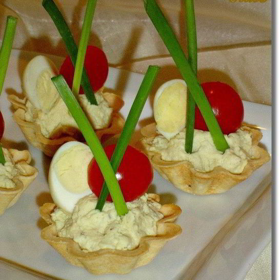 Рецепт тарталеток с куриным муссом