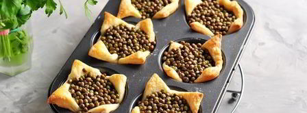 тарталетки с курицей, грибами и сыром. Шаг 8