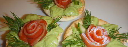 тарталетки с муссом из авокадо и форелью. Шаг 2