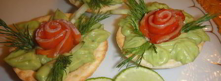 тарталетки с муссом из авокадо и форелью. Шаг 3