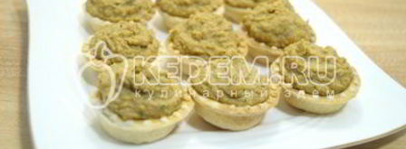 тарталетки с паштетом из фасоли. Шаг 7