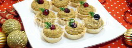 тарталетки с паштетом из фасоли. Шаг 9