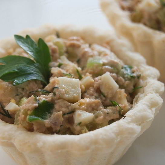 Рецепт тарталеток с печенью минтая