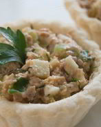 Тарталетки с печенью минтая