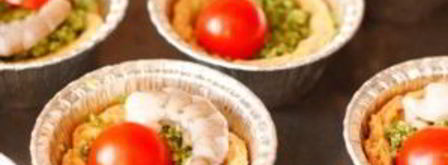 тарталетки с песто и креветками. Шаг 6