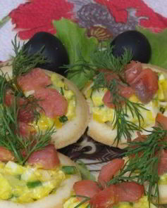 Тарталетки с рыбой