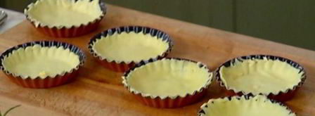 тарталетки с шампиньонами, спаржей и сладким перцем. Шаг 8