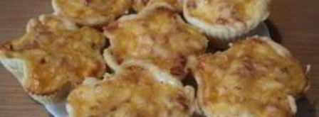 тарталетки с ветчиной и сыром. Шаг 9