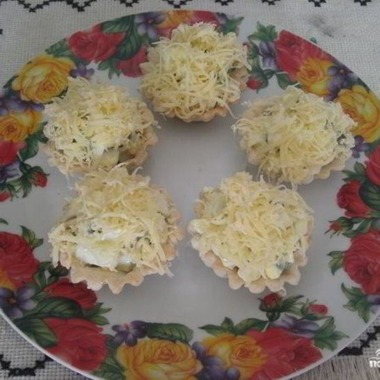 Рецепт тарталеток с языком