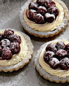 Тарталетки Снегурочкина вишня