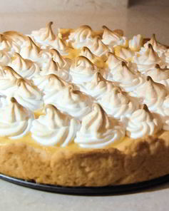 Французкий лимонный тарт с меренгой