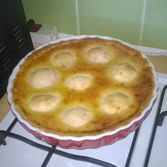 Рецепт грушевого тарта с кремом франжипан