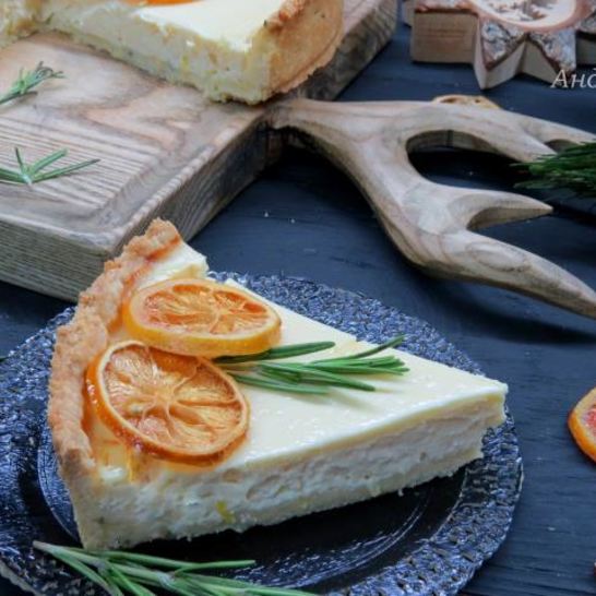 Рецепт лимонного тарта с розмарином