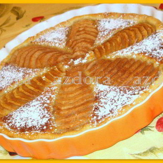 Рецепт миндально-грушевого тарт