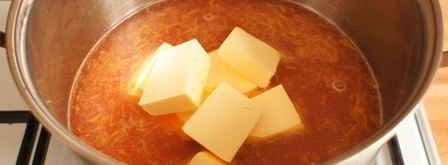 миндальный тарт с грейпфрутовым кремом, белым шоколадом и маскарпоне. Шаг 3