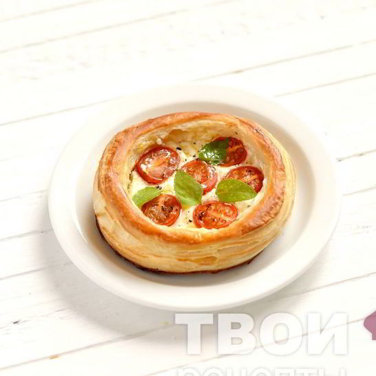 Рецепт мини тарты с фетой и черри