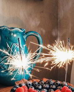 Нежный миндальный тарт с ягодами