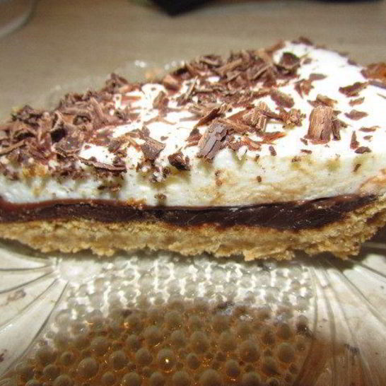 Рецепт шоколадна-творожного тарт